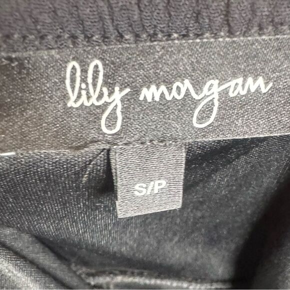 Lily Morgan black lace up lace bodice flowy dress size small - Picture 4 of 6